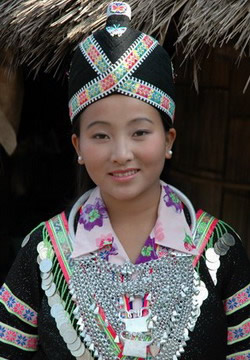 Hmong woman in costume